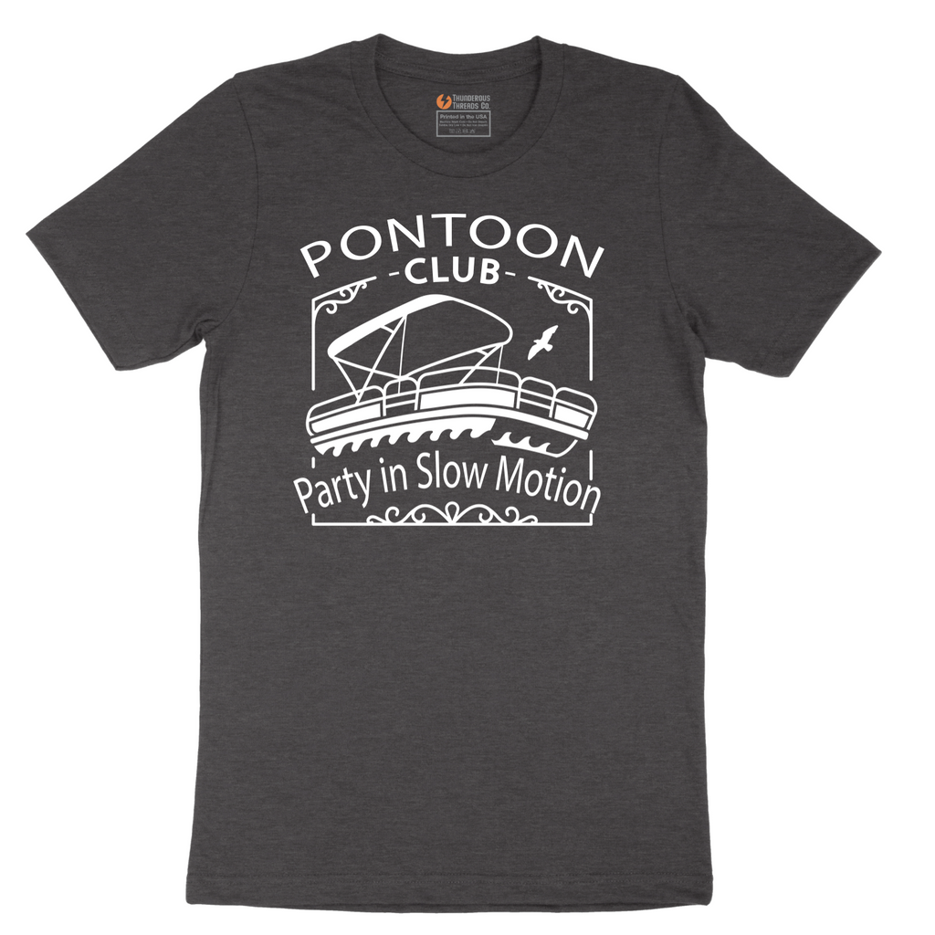 Pontoon Club Party in Slow Motion - Mens T-Shirt - Sizes S - 6XL