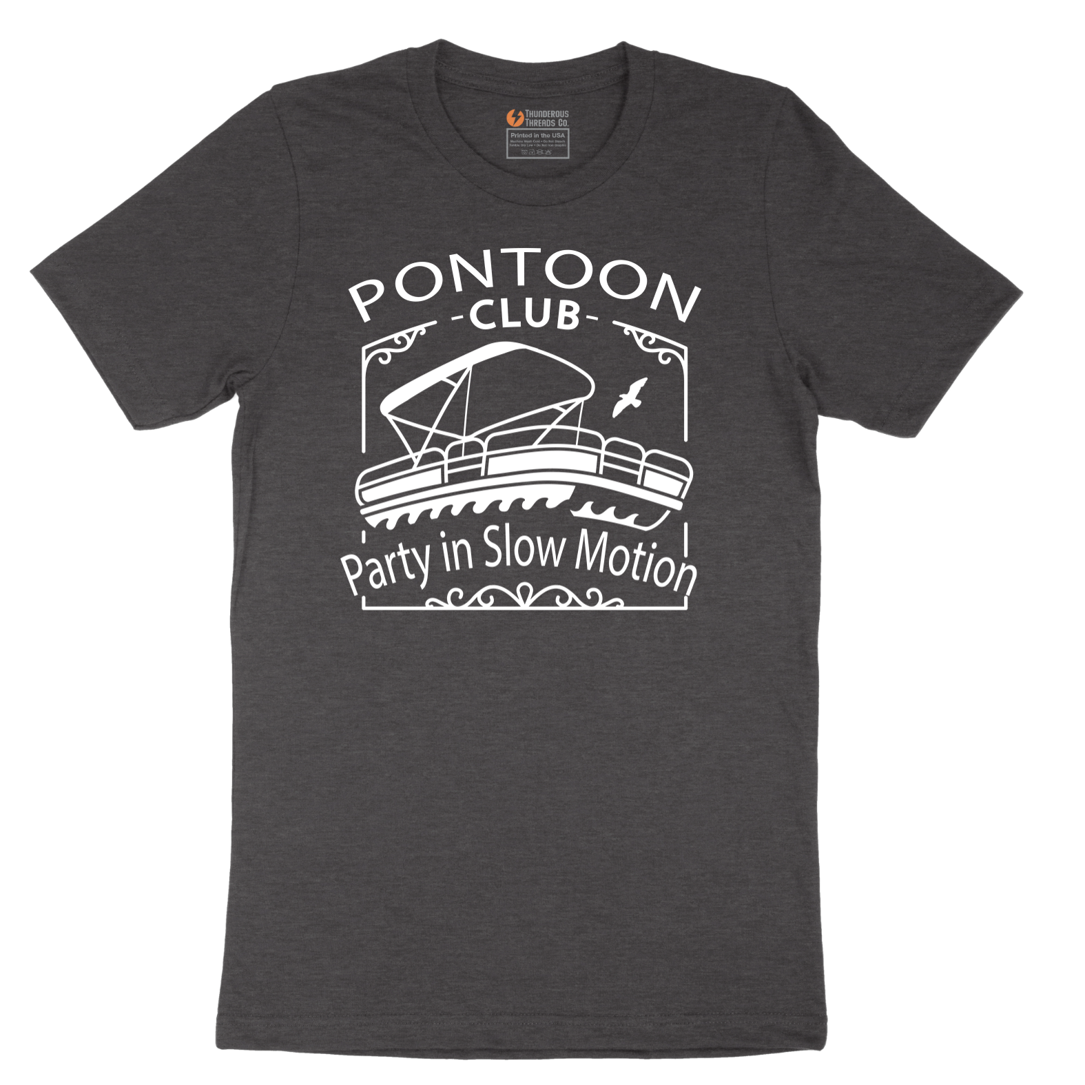 Pontoon Club Party in Slow Motion - Mens T-Shirt - Sizes S - 6XL