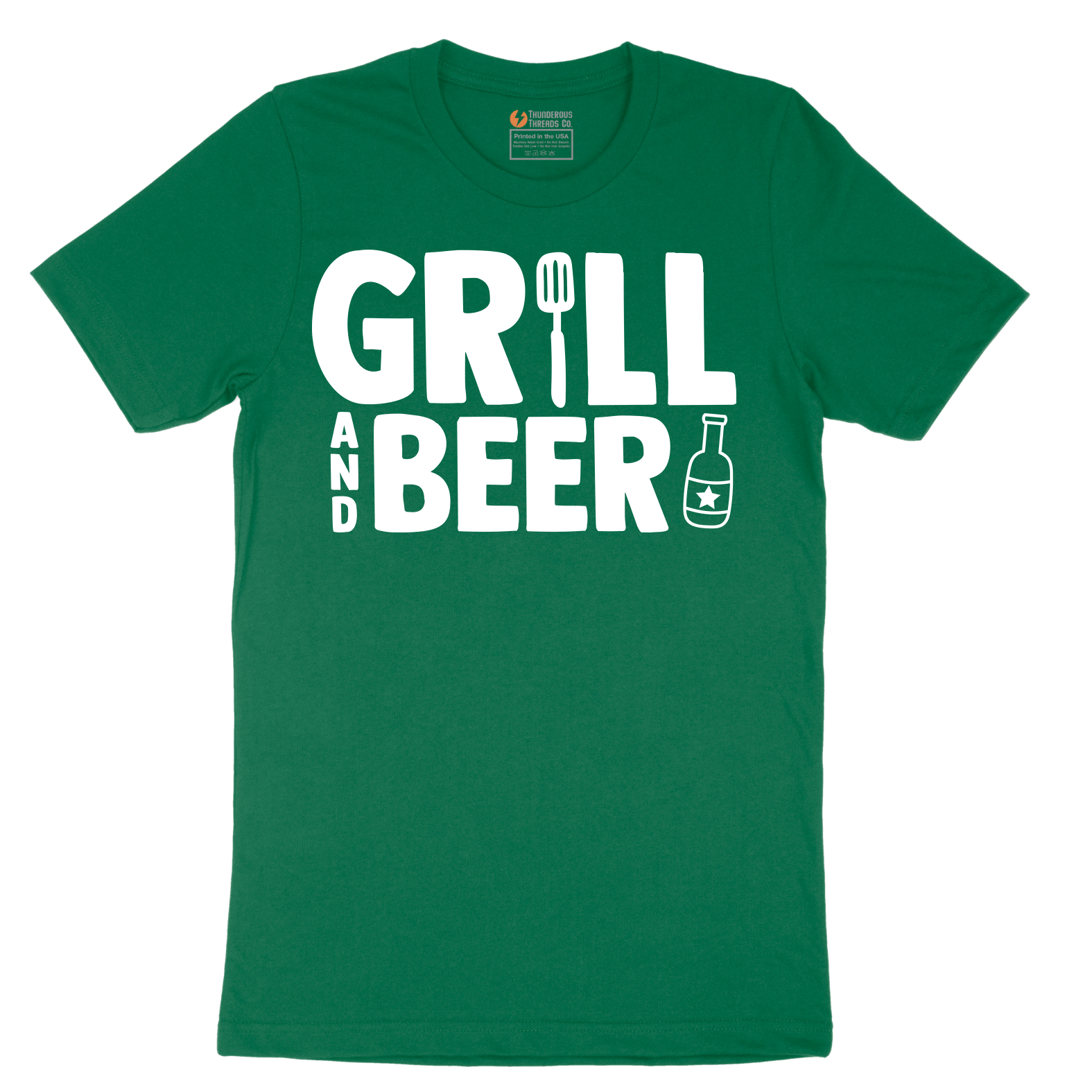 Grill and Beer - Mens T-Shirt - Sizes S - 6XL