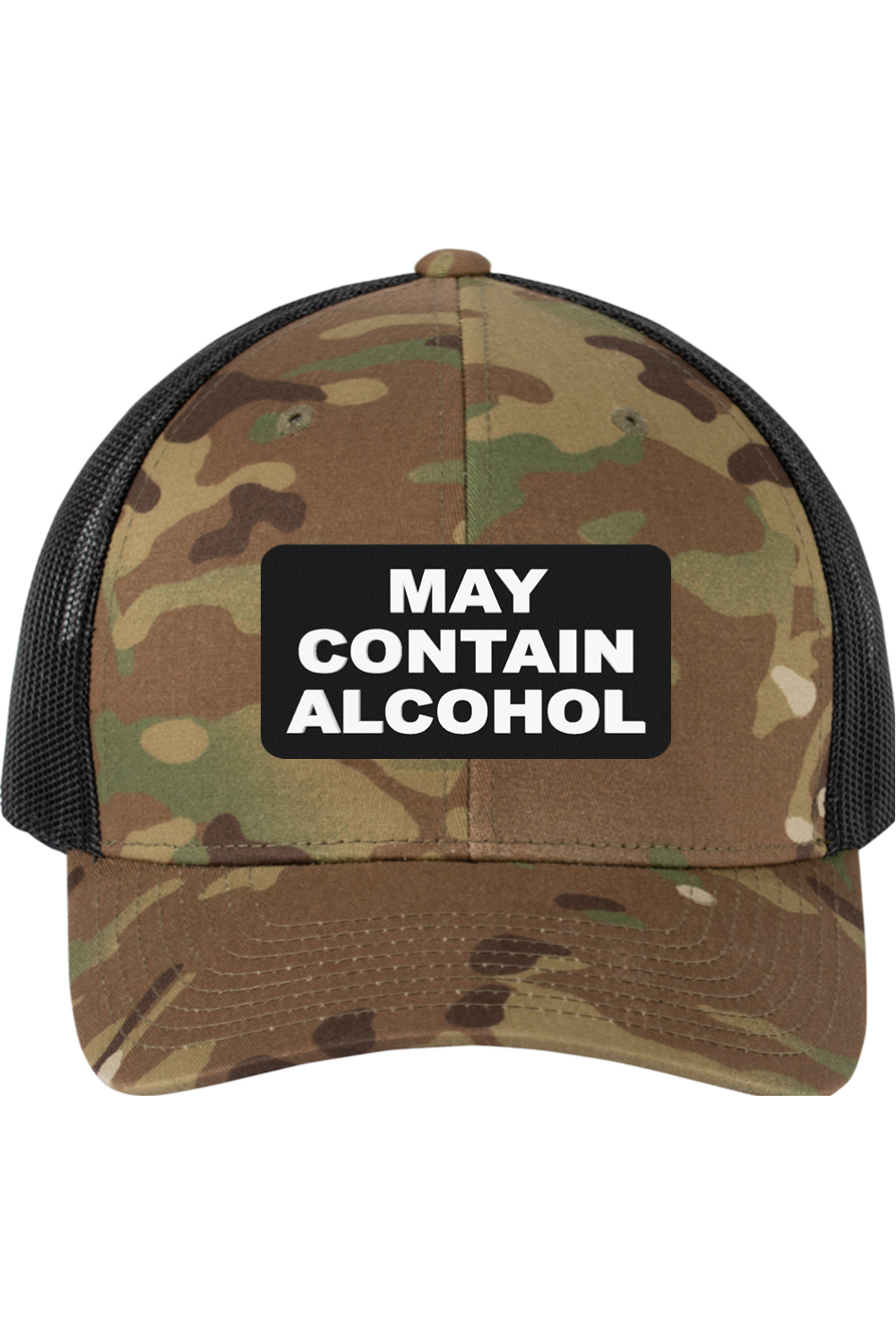 May Contain Alcohol - 3D Patch Trucker Hat