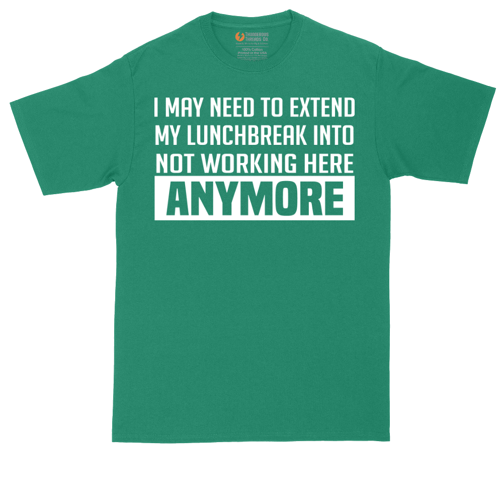 Not Working Here Anymore | Mens Tall T-Shirt