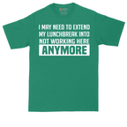 Not Working Here Anymore | Mens Tall T-Shirt