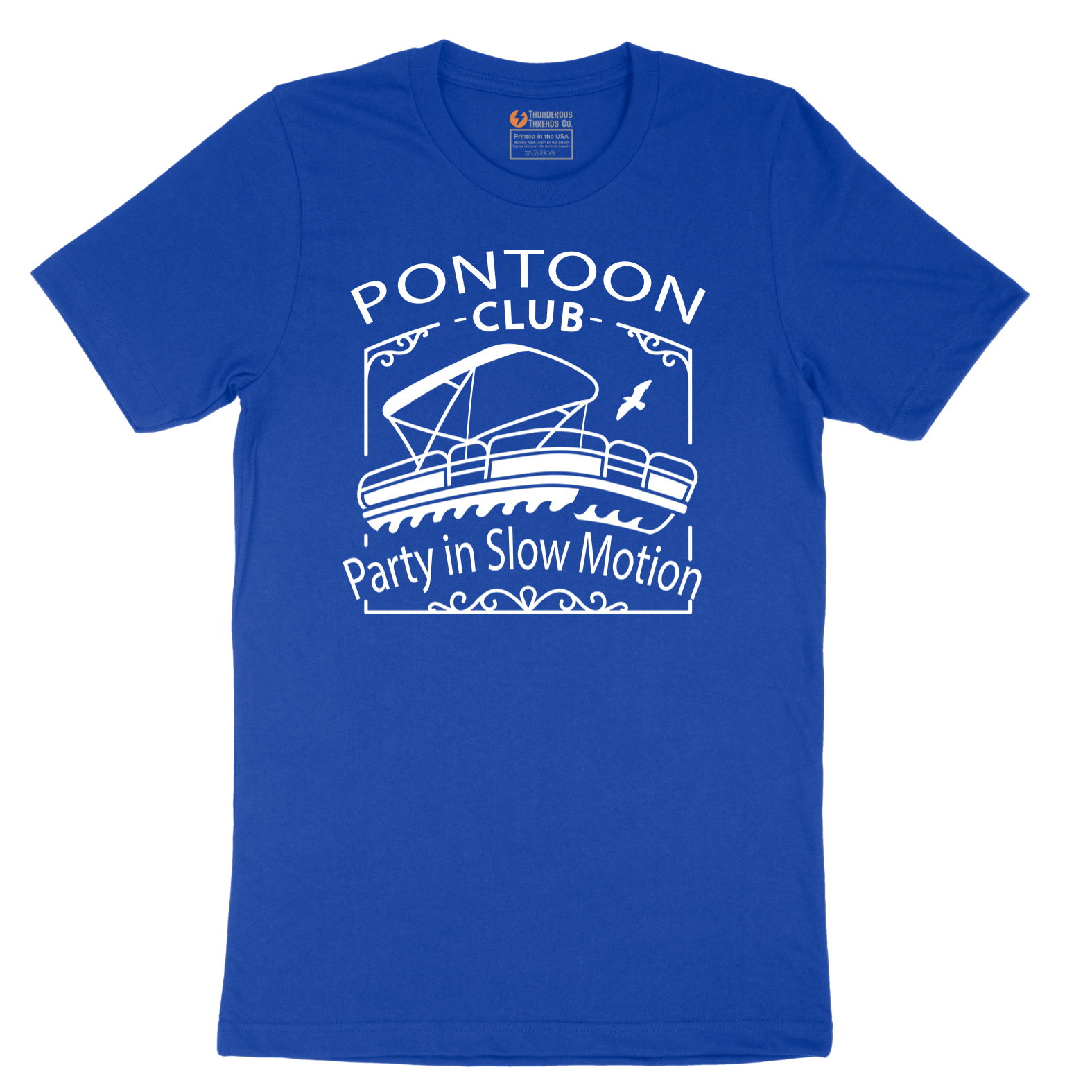 Pontoon Club Party in Slow Motion - Mens T-Shirt - Sizes S - 6XL