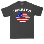 America Lips | Mens Tall T-Shirt