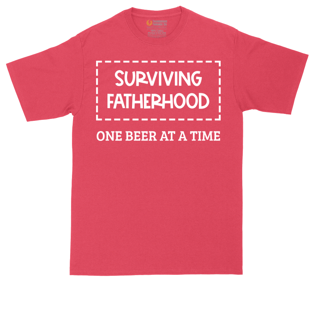 Surviving Fatherhood One Beer at a Time | Mens Tall T-Shirt
