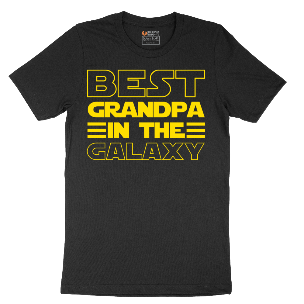 Best Grandpa in the Galaxy - Mens T-Shirt - Sizes S - 6XL