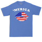 America Lips | Mens Tall T-Shirt