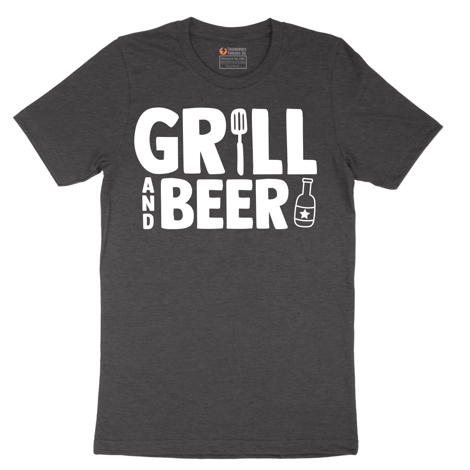 Grill and Beer - Mens T-Shirt - Sizes S - 6XL