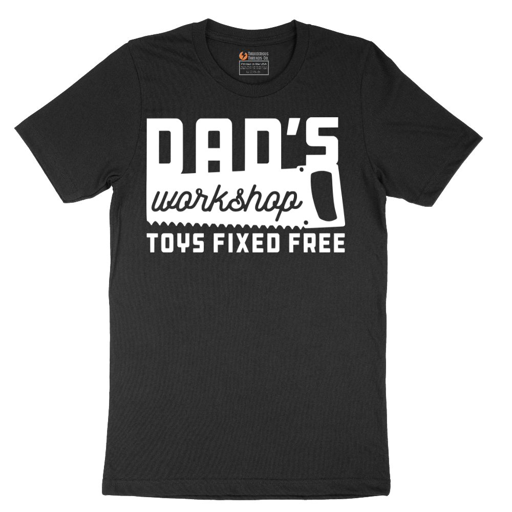 Dads Workshop Toys Fixed Free - Mens T-Shirt - Sizes S - 6XL