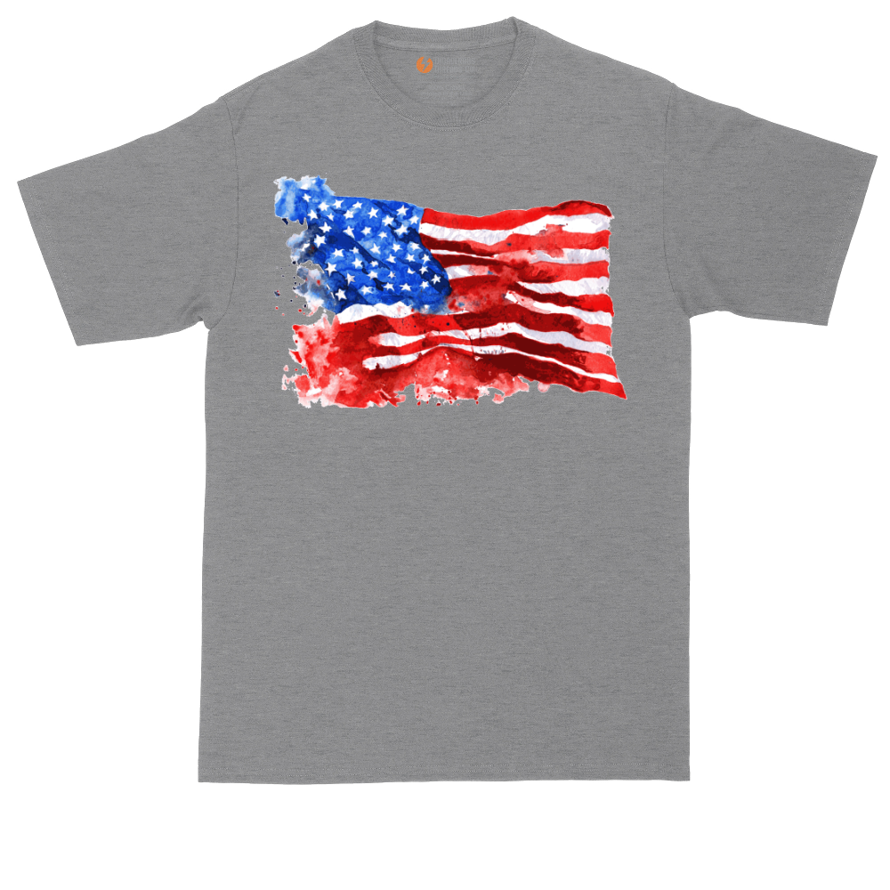 USA Flag Grunge | Mens Tall T-Shirt