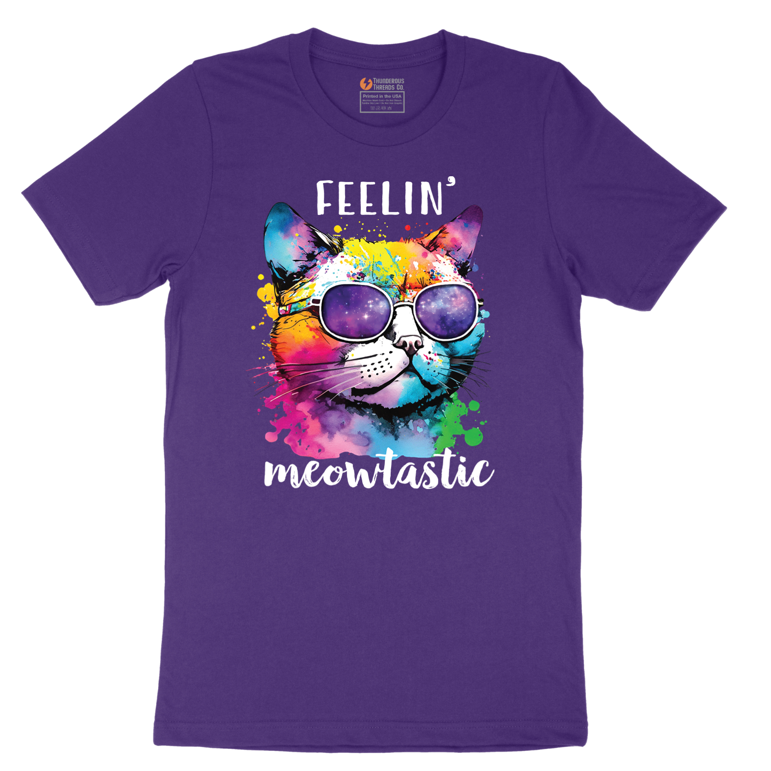 Feeling Meowtastic - Mens T-Shirt - Sizes S - 6XL