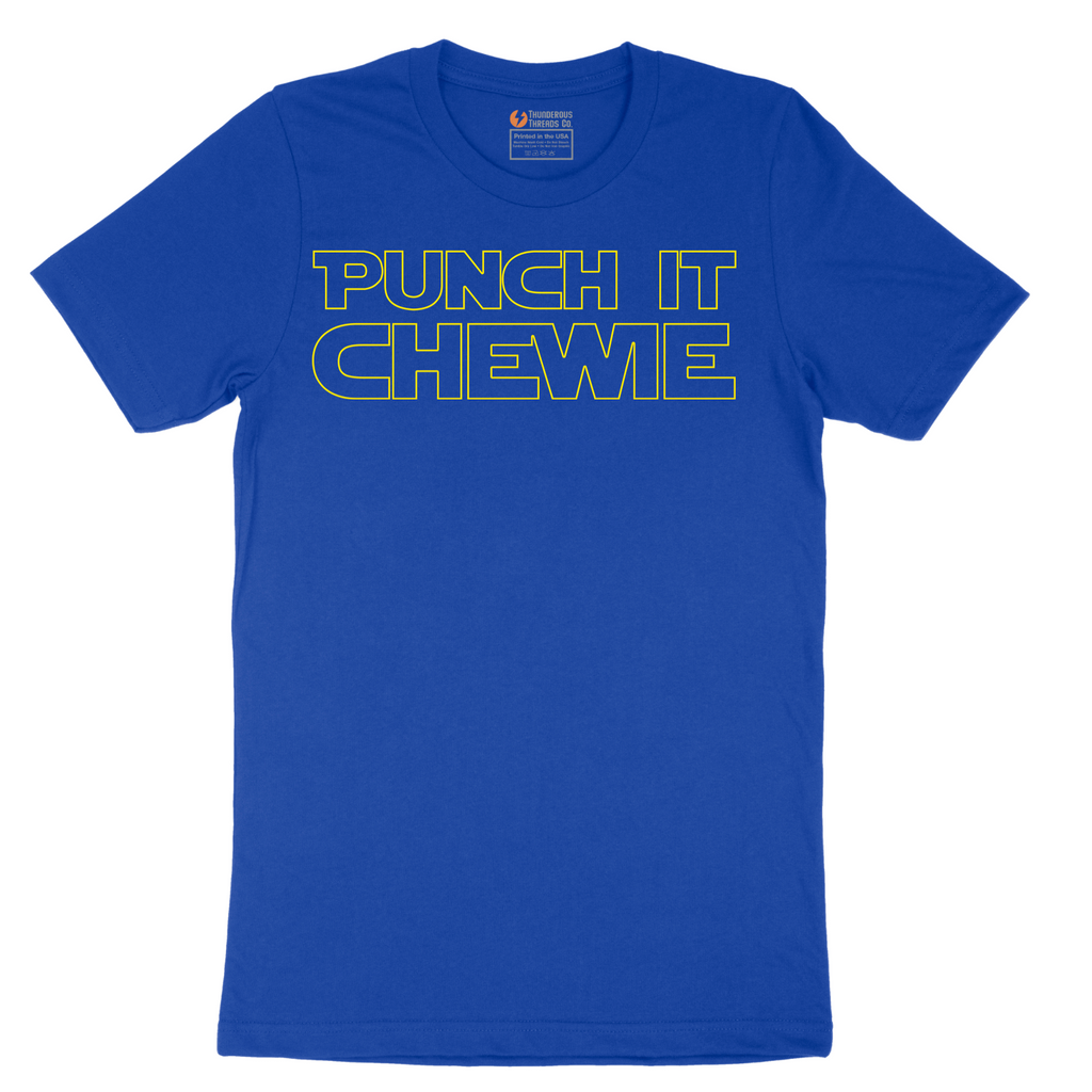 Punch It Chewie - Mens T-Shirt - Sizes S - 6XL