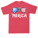 Flag Sun Glasses | Mens Tall T-Shirt