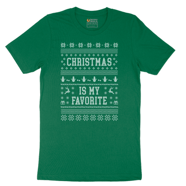 Christmas is My Favorite - Mens T-Shirt - Sizes S - 6XL