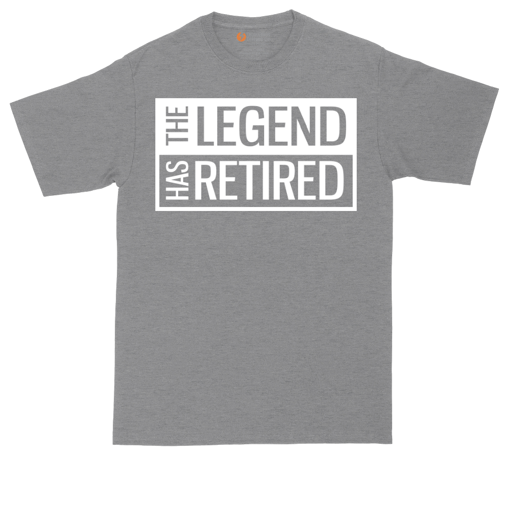 The Legend Has Retired Square Version | Mens Tall T-Shirt