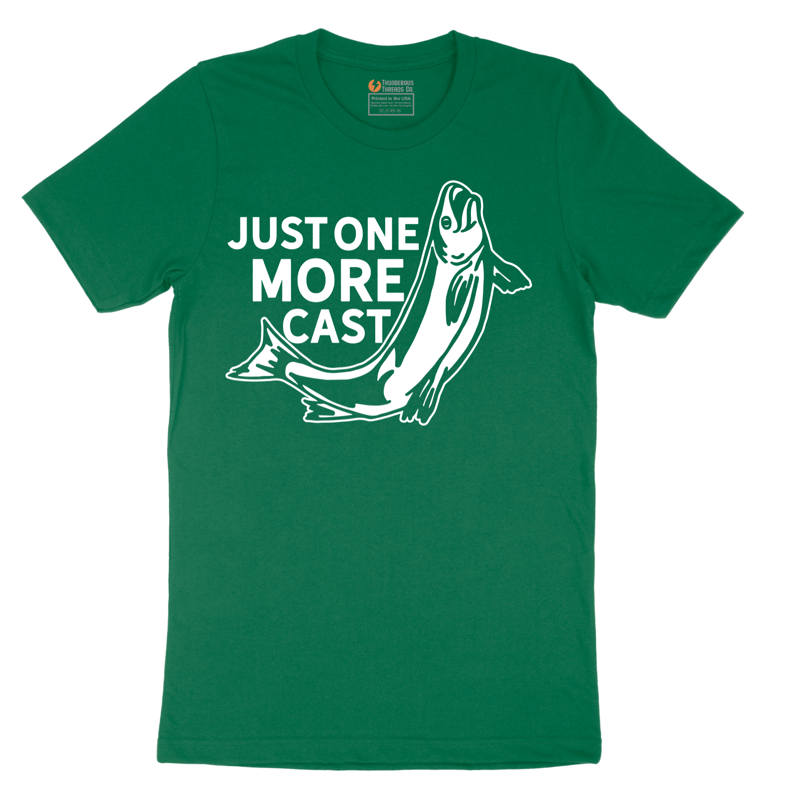 Just One More Cast - Mens T-Shirt - Sizes S - 6XL