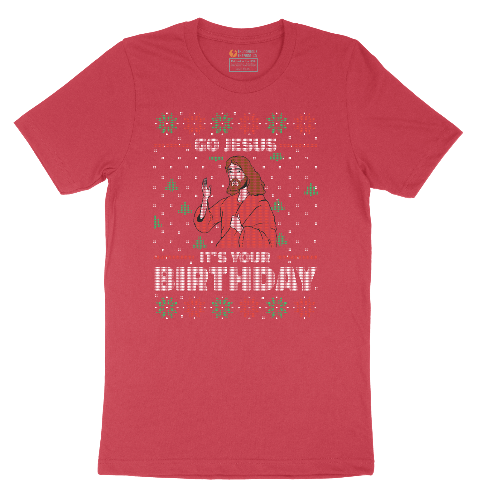 Go Jesus Its Your Birthday - Mens T-Shirt - Sizes S - 6XL