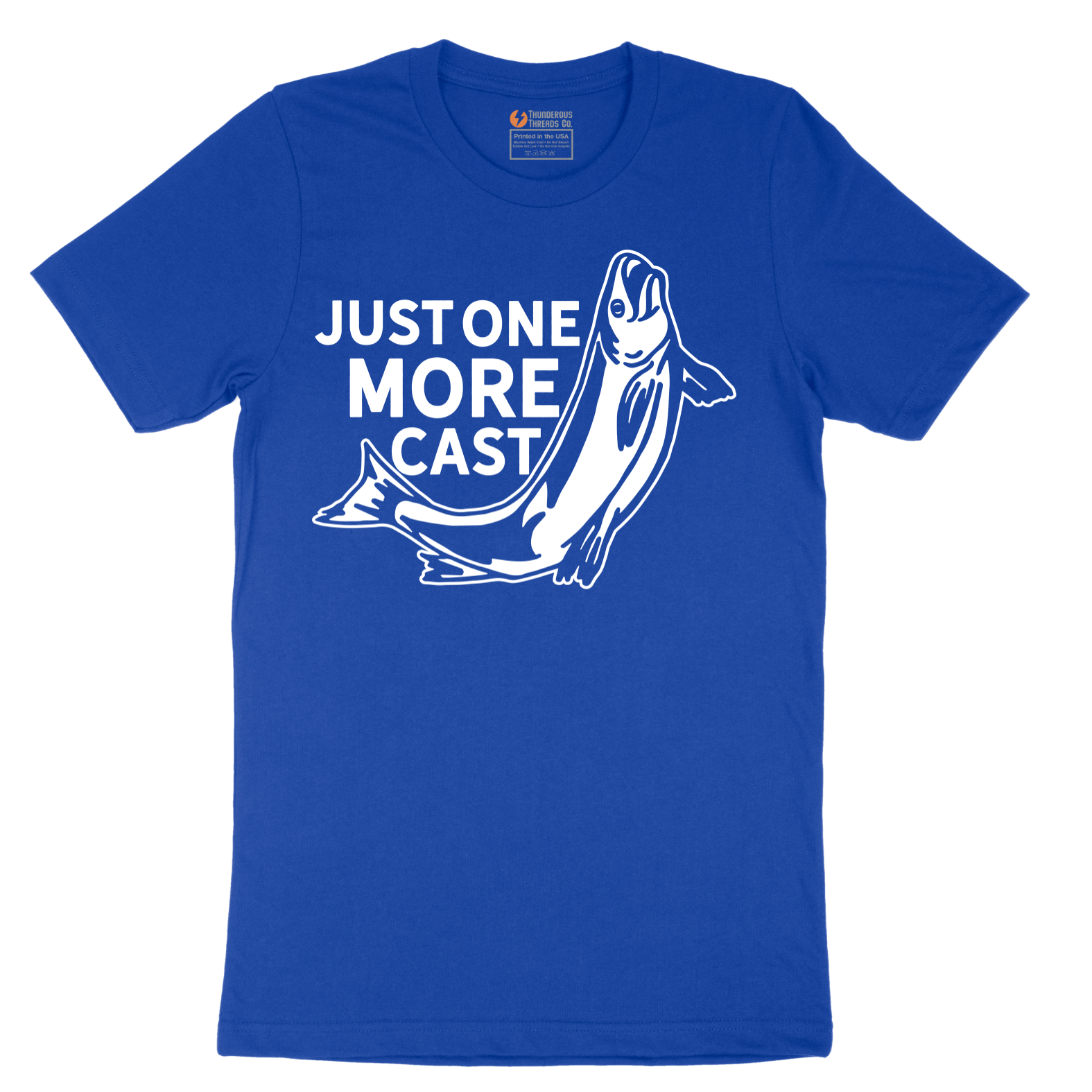 Just One More Cast - Mens T-Shirt - Sizes S - 6XL