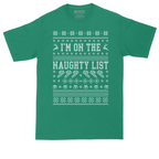 I'm on the Naughty List | Mens Tall T-Shirt