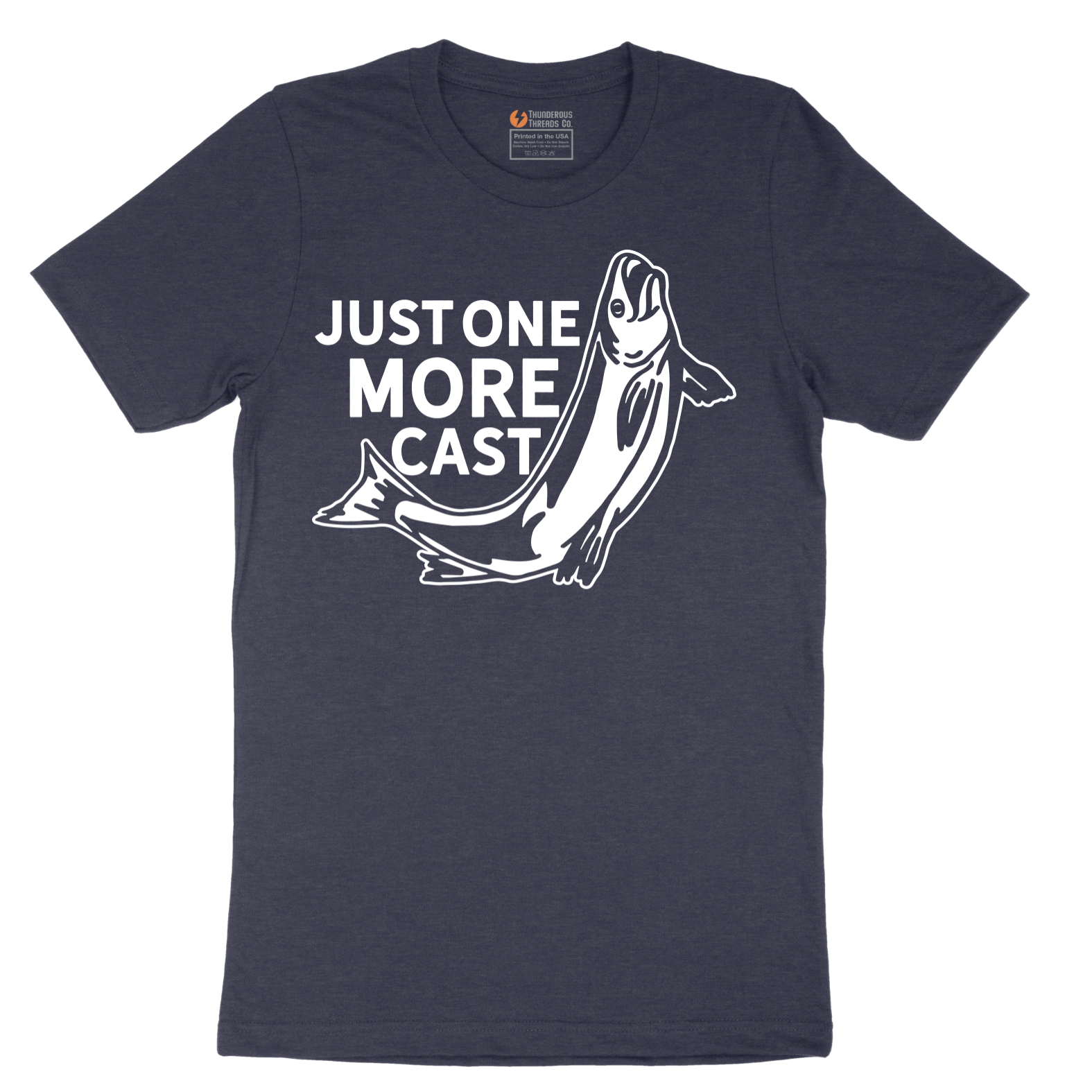 Just One More Cast - Mens T-Shirt - Sizes S - 6XL