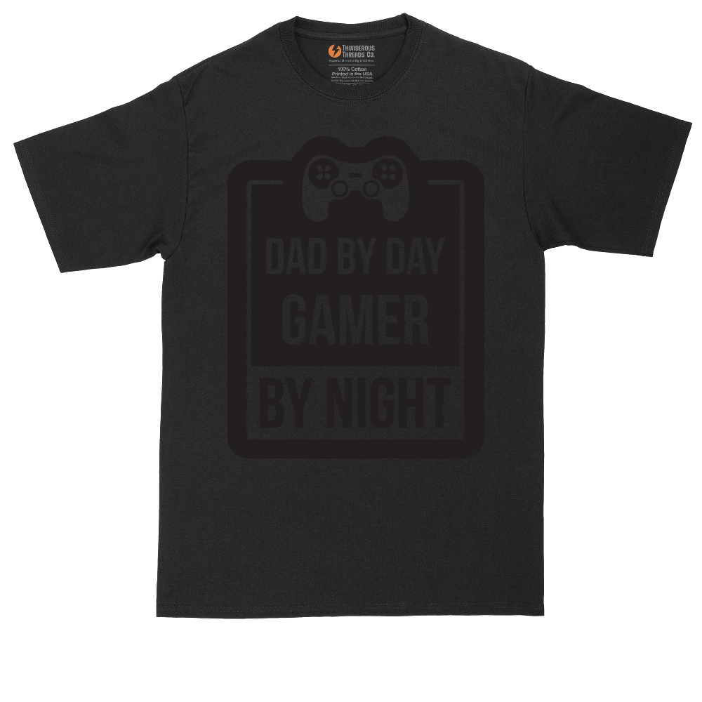 Dad my Day Gamer by Night | Mens Tall T-Shirt