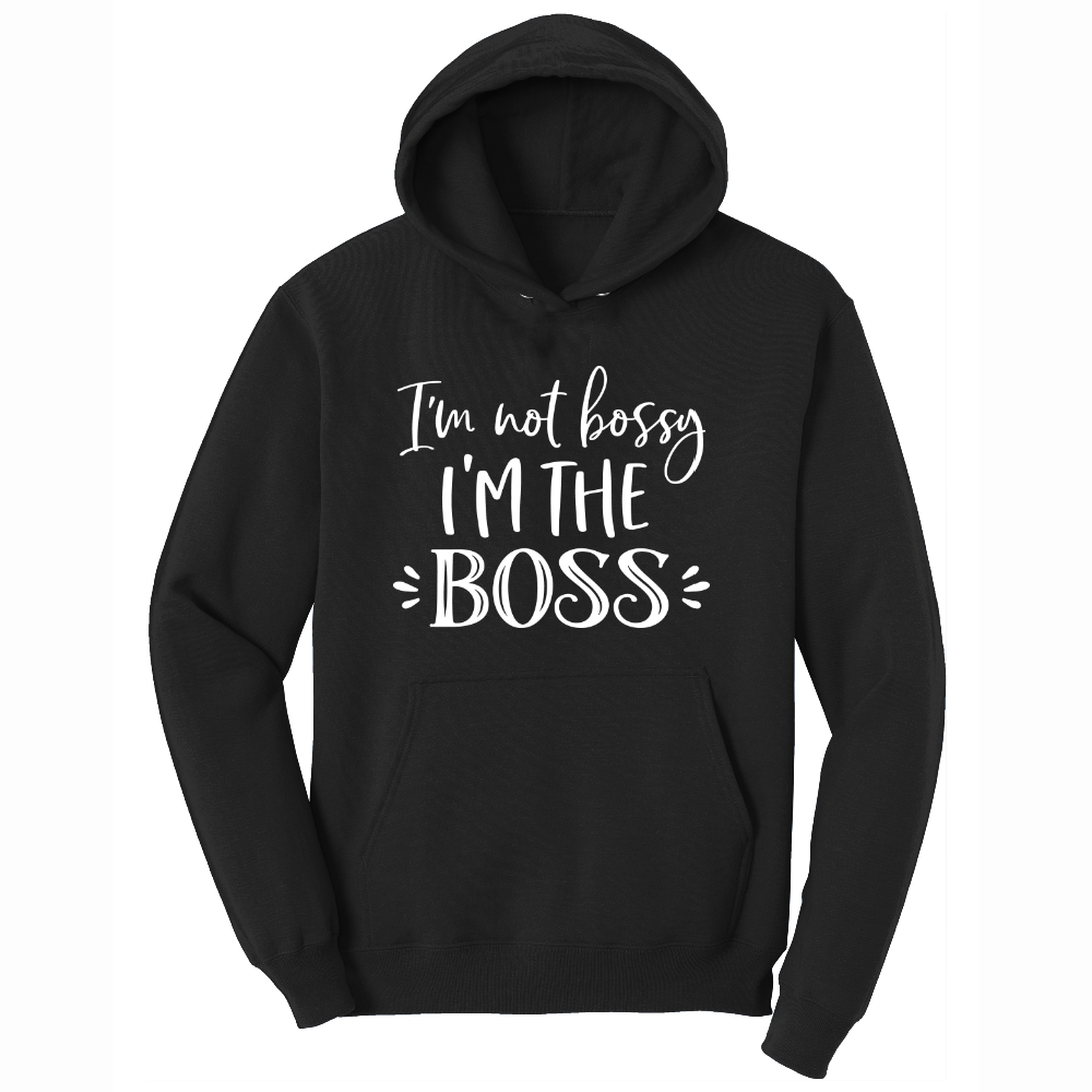 Im Not Bossy I'm the Boss - Mens Hooded Sweatshirt - Sizes S - 4XL