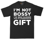 I'm Not Bossy I've Been Blessed with an Administrative Gift | Mens Tall T-Shirt