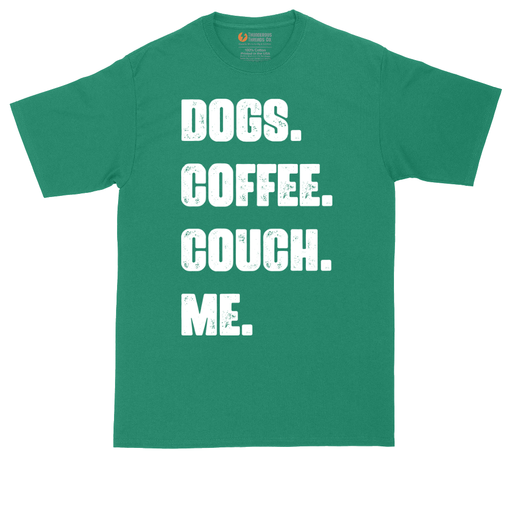 Dogs Coffee Couch Me | Mens Tall T-Shirt