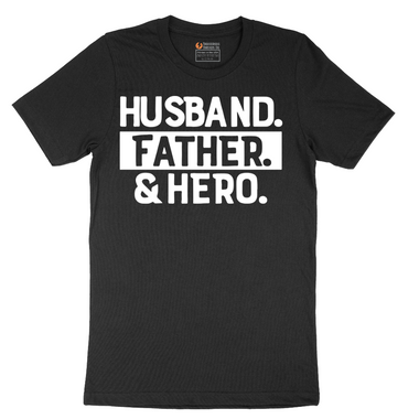 Husband Father Hero - Mens T-Shirt - Sizes S - 6XL