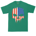 USA Skull - Mens Tall T-Shirt