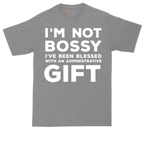 I'm Not Bossy I've Been Blessed with an Administrative Gift | Mens Tall T-Shirt