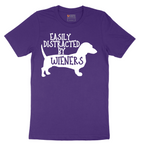 Easily Distracted by Weiners - Mens T-Shirt - Sizes S - 6XL