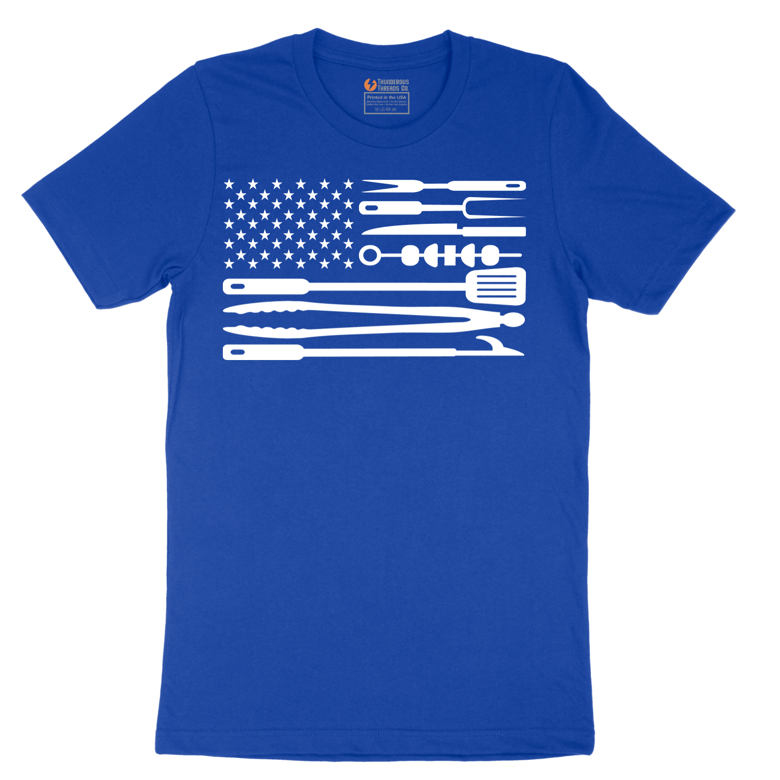 American Flag Barbeque Tools - Mens T-Shirt - Sizes S - 6XL