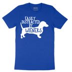 Easily Distracted by Weiners - Mens T-Shirt - Sizes S - 6XL