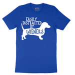 Easily Distracted by Weiners - Mens T-Shirt - Sizes S - 6XL