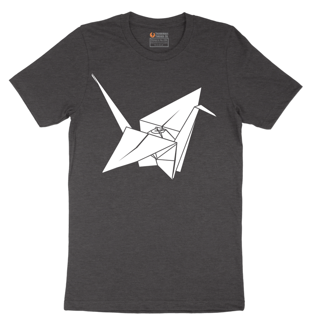 Origami Crane - Mens T-Shirt - Sizes S - 6XL