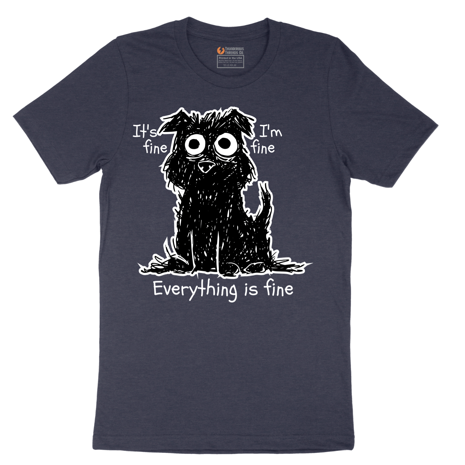 Stressed Dog Design - Mens T-Shirt - Sizes S - 6XL