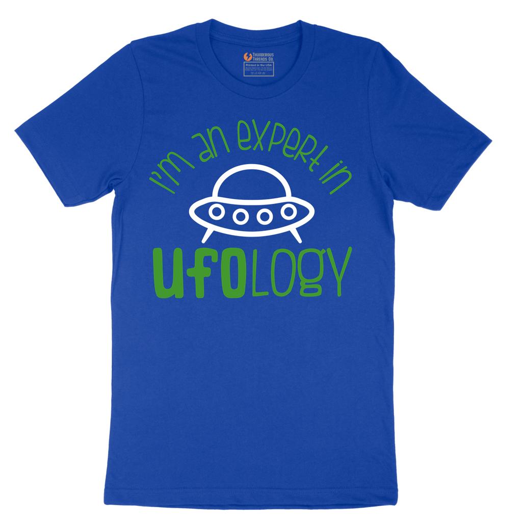 I Am an Expert in UFOology - Mens T-Shirt - Sizes S - 6XL