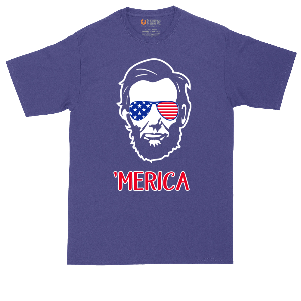 Merica Lincoln | Mens Tall T-Shirt