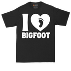 I Love Bigfoot | Mens Tall T-Shirt