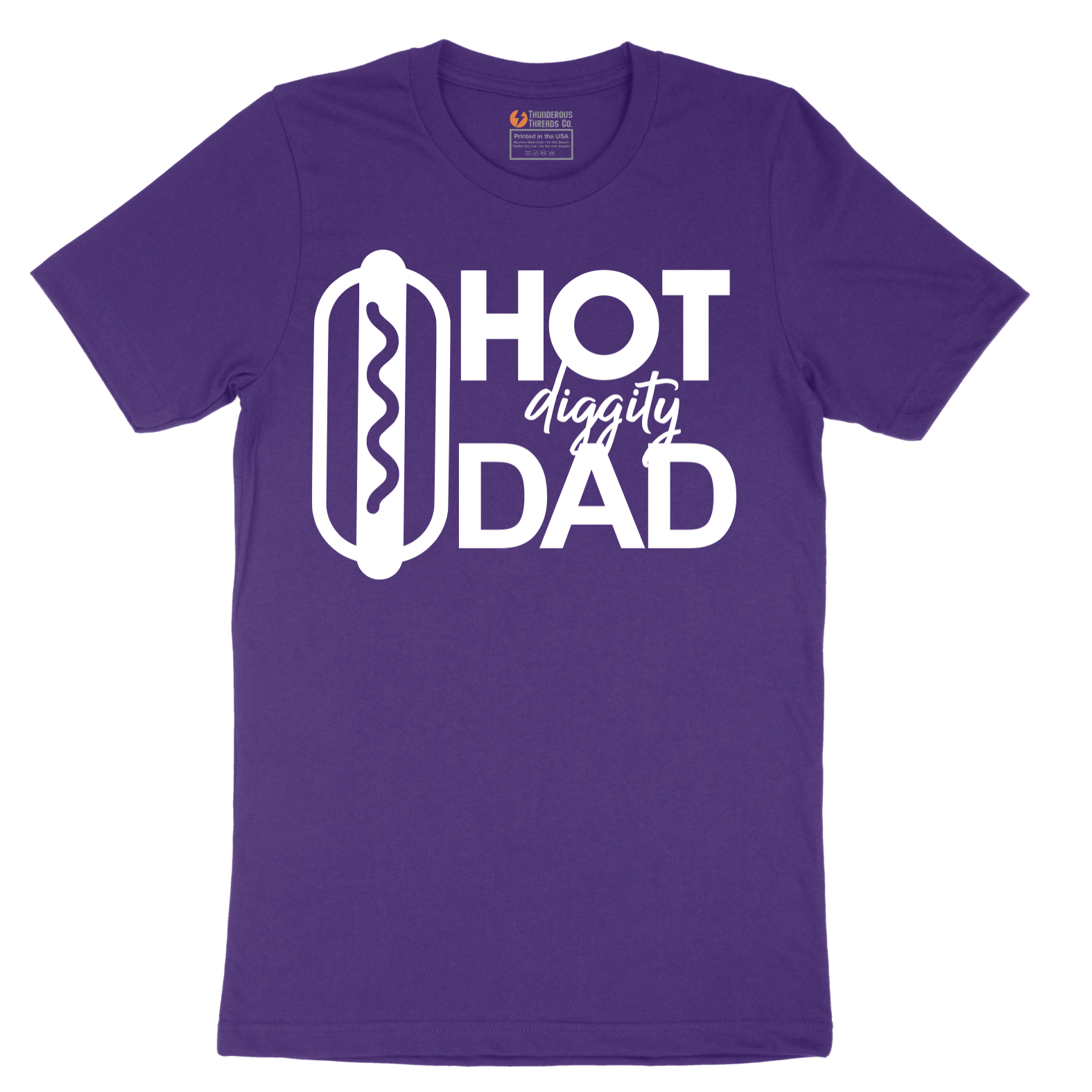 Hot Diggity Dad - Mens T-Shirt - Sizes S - 6XL