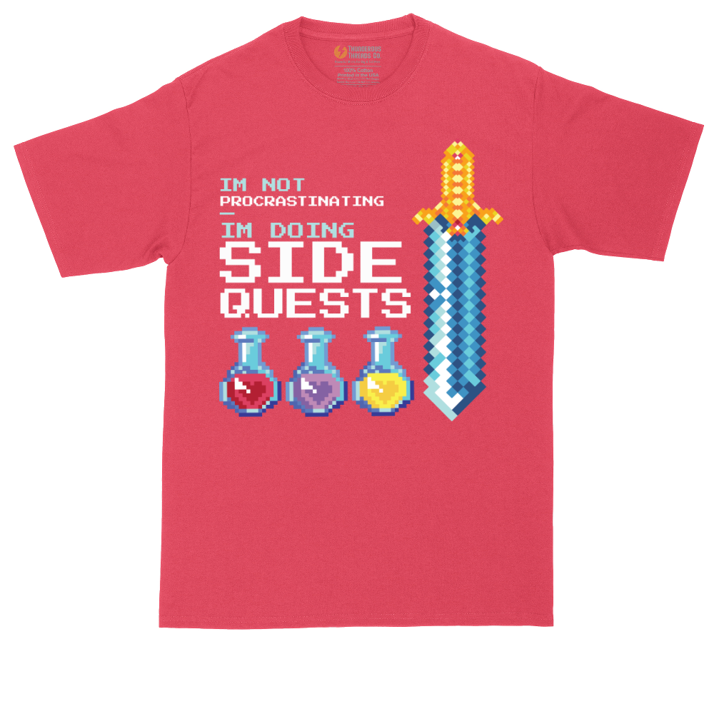 I'm Not Procrastinationg I'm Doing Side Quests | Mens Tall T-Shirt