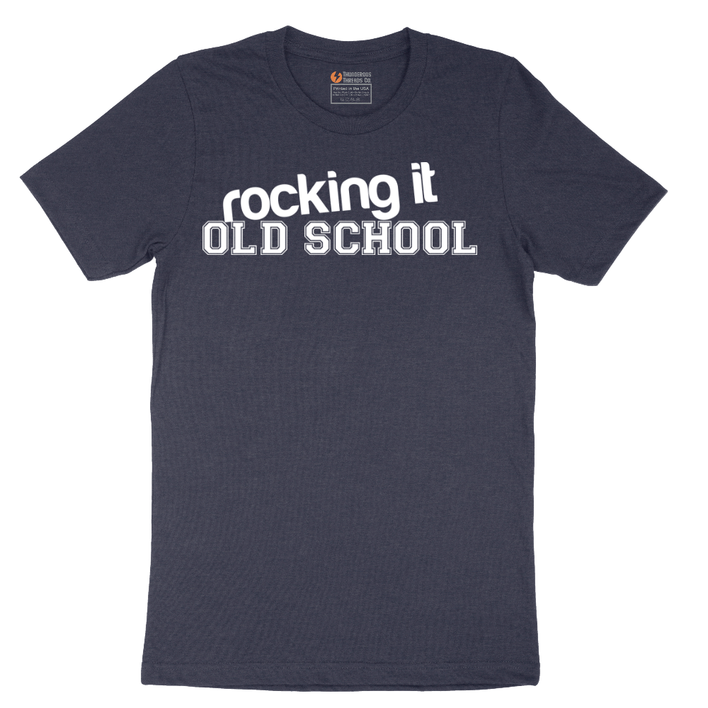 Rocking It Old School - Mens T-Shirt - Sizes S - 6XL