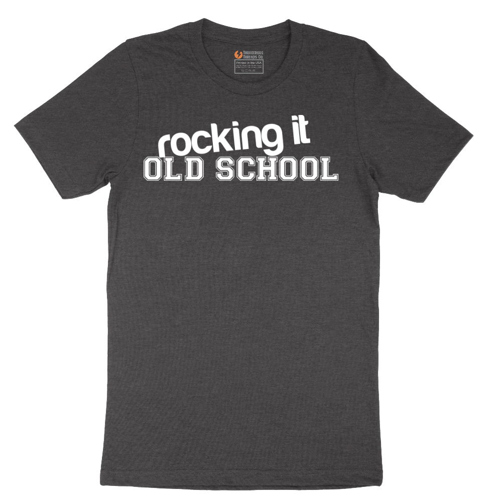 Rocking It Old School - Mens T-Shirt - Sizes S - 6XL