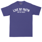 Live By Faith | Mens Tall T-Shirt