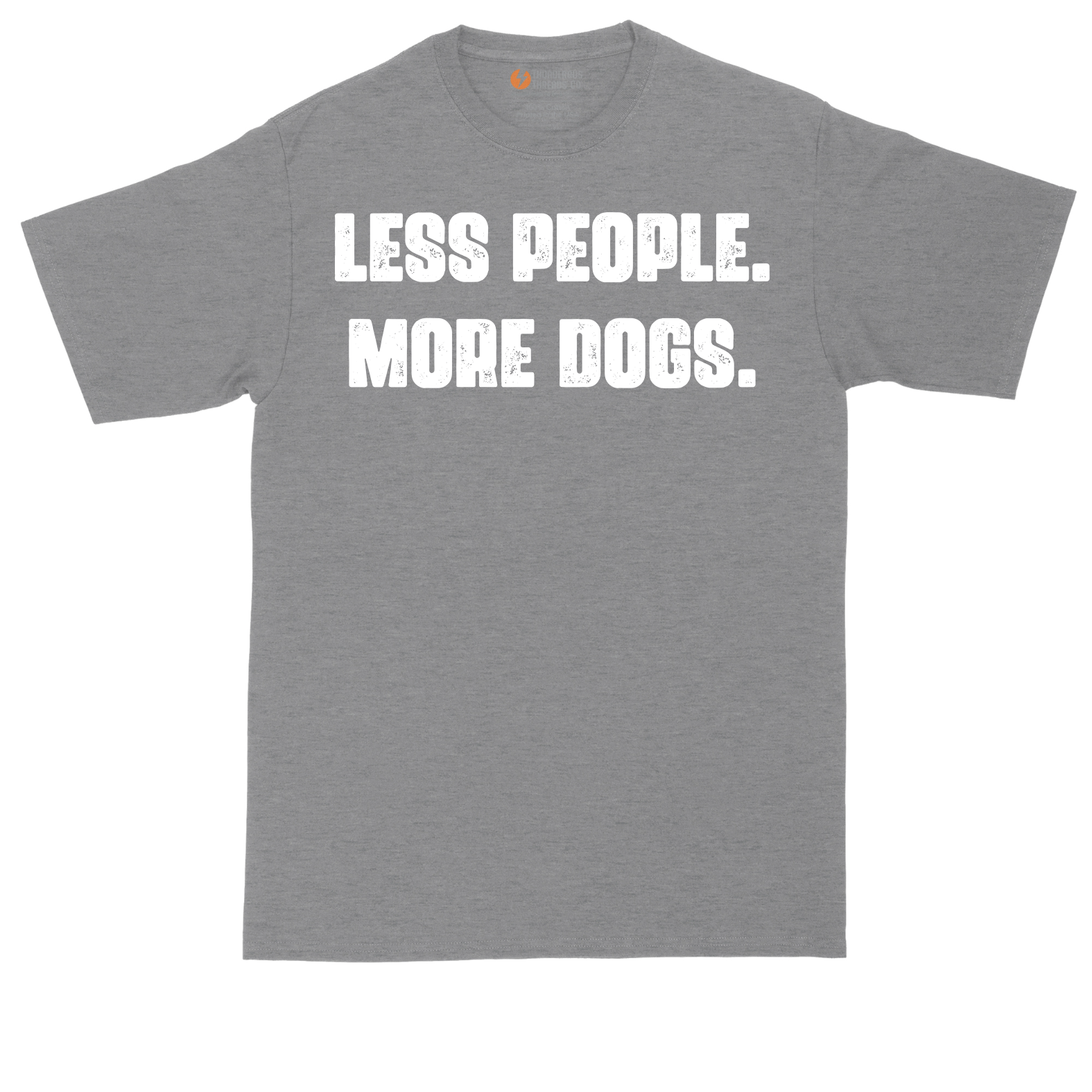 Less People More Dogs | Mens Tall T-Shirt