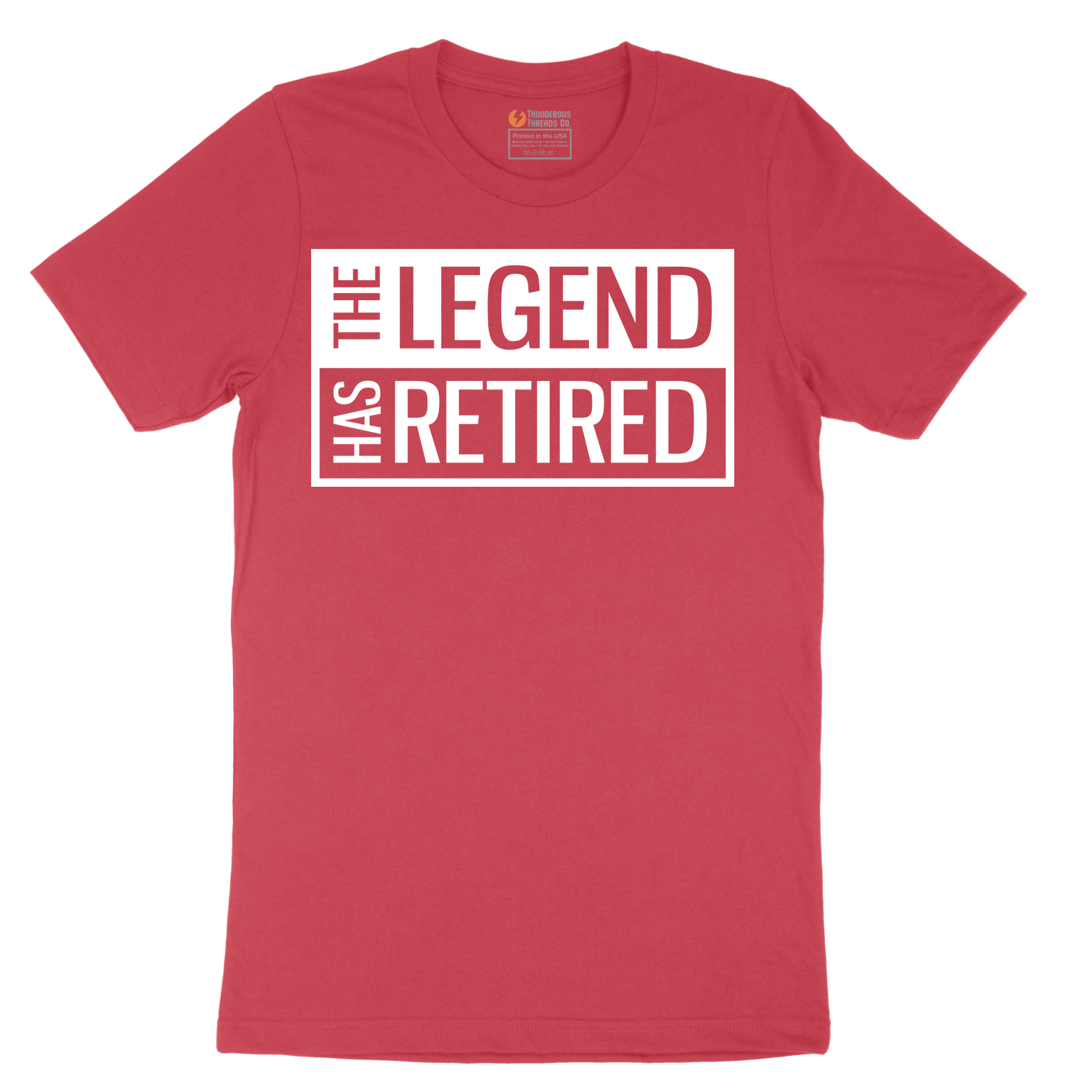 The Legend Has Retired Square Version - Mens T-Shirt - Sizes S - 6XL