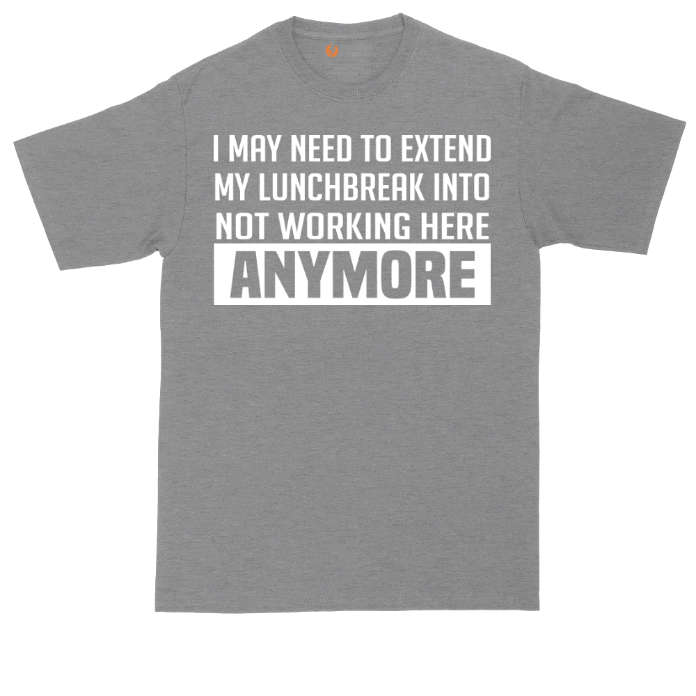 Not Working Here Anymore | Mens Tall T-Shirt