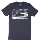 American Flag Barbeque Tools - Mens T-Shirt - Sizes S - 6XL