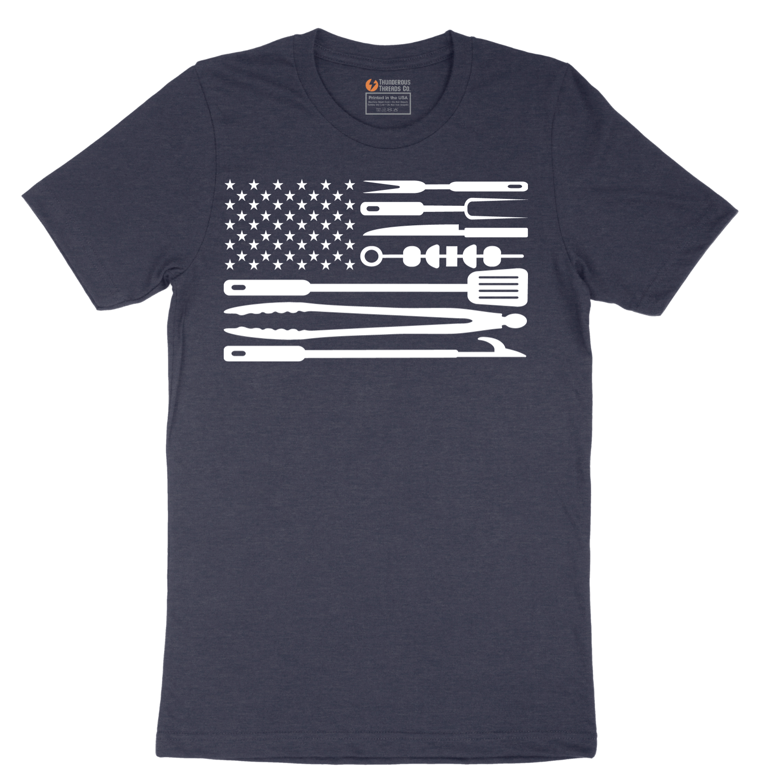 American Flag Barbeque Tools - Mens T-Shirt - Sizes S - 6XL